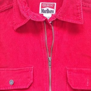 90s Grungey Corduroy Marlboro Jacket/Top